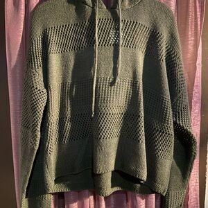 NWT Ultra Flirt Cozy Knit Hooded Sweater